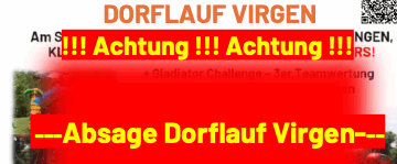 Absage Dorflauf Bild
