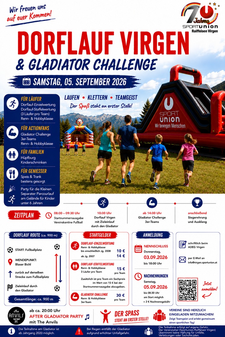 Dorflauf und Gladiator Challenge